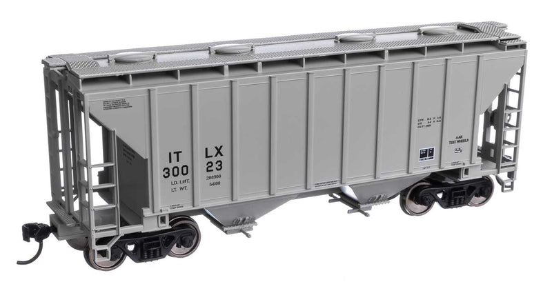 Walthers Mainline 910-7990 HO Scale 37' 2980 Cu-Ft 2-Bay Hopper GE Rail Services ITLX 30023