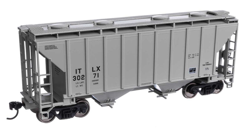 Walthers Mainline 910-7992 HO Scale 37' 2980 Cu-Ft 2-Bay Hopper GE Rail Services ITLX 30271