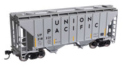 Walthers Mainline 910-7995 HO Scale 37' 2980 Cu-Ft 2-Bay Hopper Union Pacific UP 218221