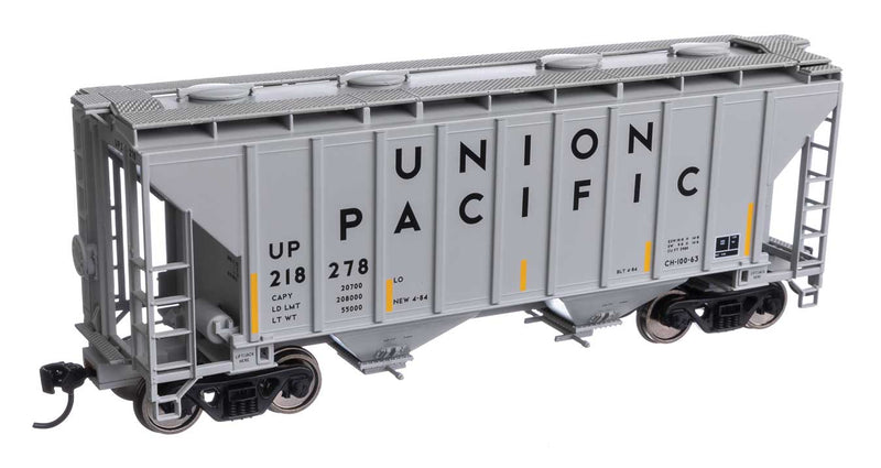 Walthers Mainline 910-7997 HO Scale 37' 2980 Cu-Ft 2-Bay Hopper Union Pacific UP 218278
