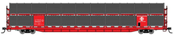 Walthers Mainline 910-8101 HO Scale 89' Bi-Level Shielded Auto Rack Santa Fe ATSF 88007
