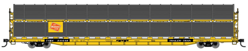Walthers Mainline 910-8117 HO Scale 89' Bi-Level Shielded Auto Rack Milwaukee Road MILW 941648