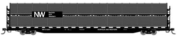 Walthers Mainline 910-8122 HO Scale 89' Bi-Level Shielded Auto Rack Norfolk & Western NW 412024