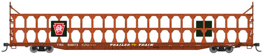 Walthers Mainline 910-8216 HO Scale 89' Tri-Level Open Auto Rack Pennsylvania PRR 908177