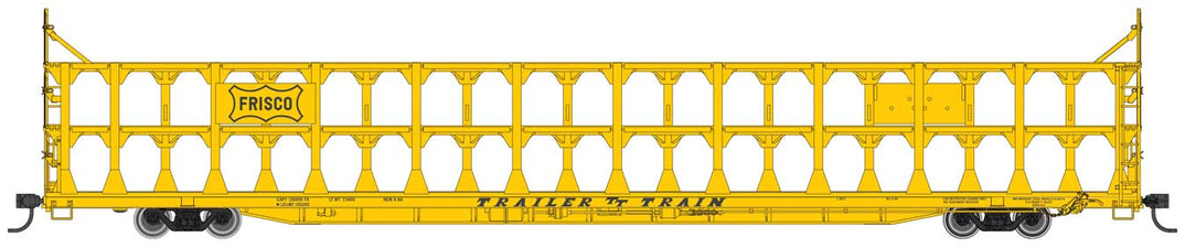 Walthers Mainline 910-8220 HO Scale 89' Tri-Level Open Auto Rack Frisc ...