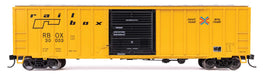 Walthers Mainline HO Scale 50' Exterior-Post Boxcar Rail Box RBOX
