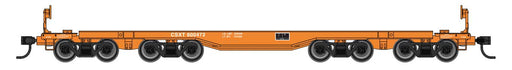 Walthers Mainline HO Scale 66' Heavy-Duty 4-Truck Flatcar CSX CSXT
