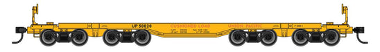 Walthers Mainline HO Scale 66' Heavy-Duty 4-Truck Flatcar Union Pacific UP