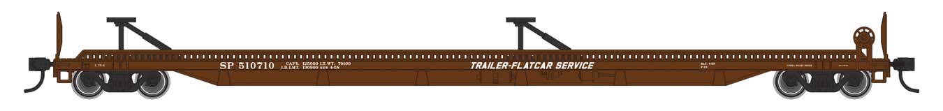 Walthers Mainline HO Scale 75' Piggyback Flatcar Southern Pacific SP