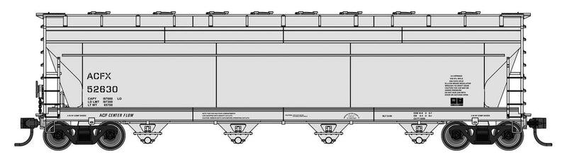 Walthers Mainline HO Scale ACF 5250 4-Bay Centerflow Covered Hopper ACFX