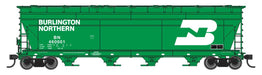 Walthers Mainline HO Scale ACF 5250 4-Bay Centerflow Covered Hopper Burlington Northern BN