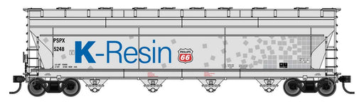 Walthers Mainline HO Scale ACF 5250 4-Bay Centerflow Covered Hopper Phillips 66 PSPX