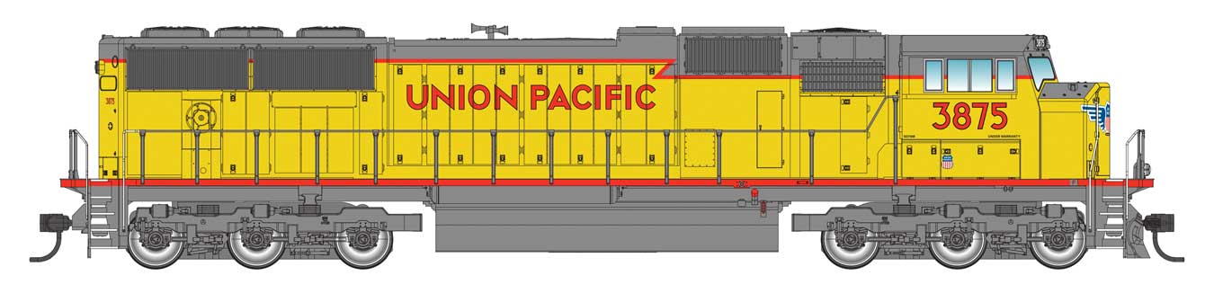 Walthers Mainline HO Scale EMD SD70M Union Pacific UP - DCC Sound
