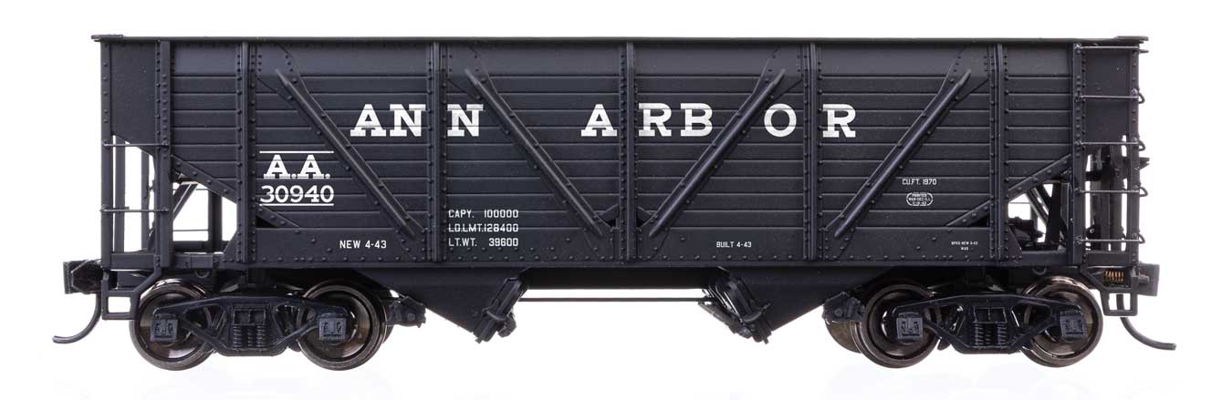 Walthers Proto 34' Steel War Emergency Hopper Ann Arbor AA