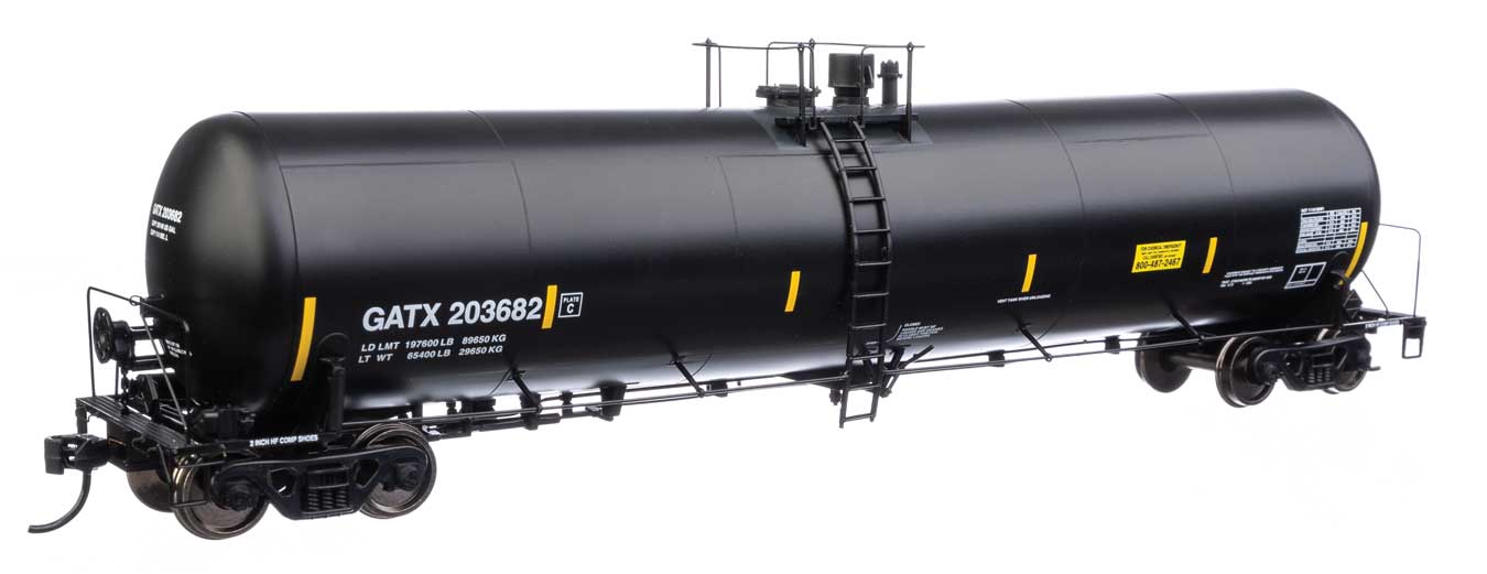 Walthers Proto 920-100630 55' Trinity 30,145-Gal Tank Car GATX 203689