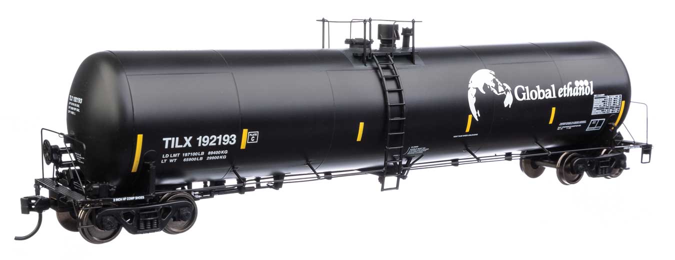 Walthers Proto 920-100642 55' Trinity 30,145-Gal Tank Car Global Ethanol TILX 192199