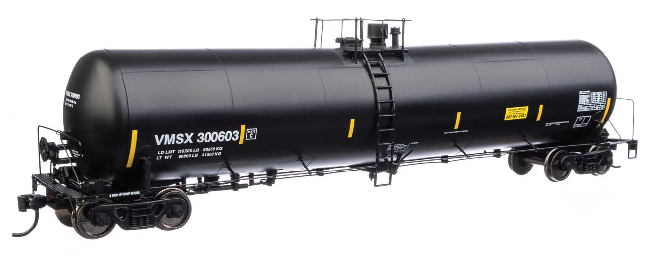 Walthers Proto 920-100650 55' Trinity 30,145-Gal Tank Car Valero VMSX 300606