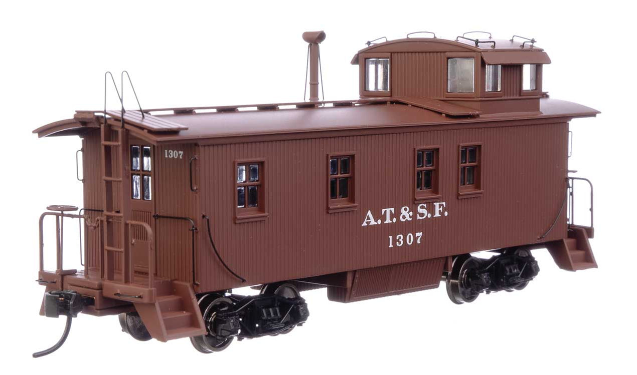 Walthers Proto 920103204 HO Scale 1300Series Wood Caboose Santa Fe