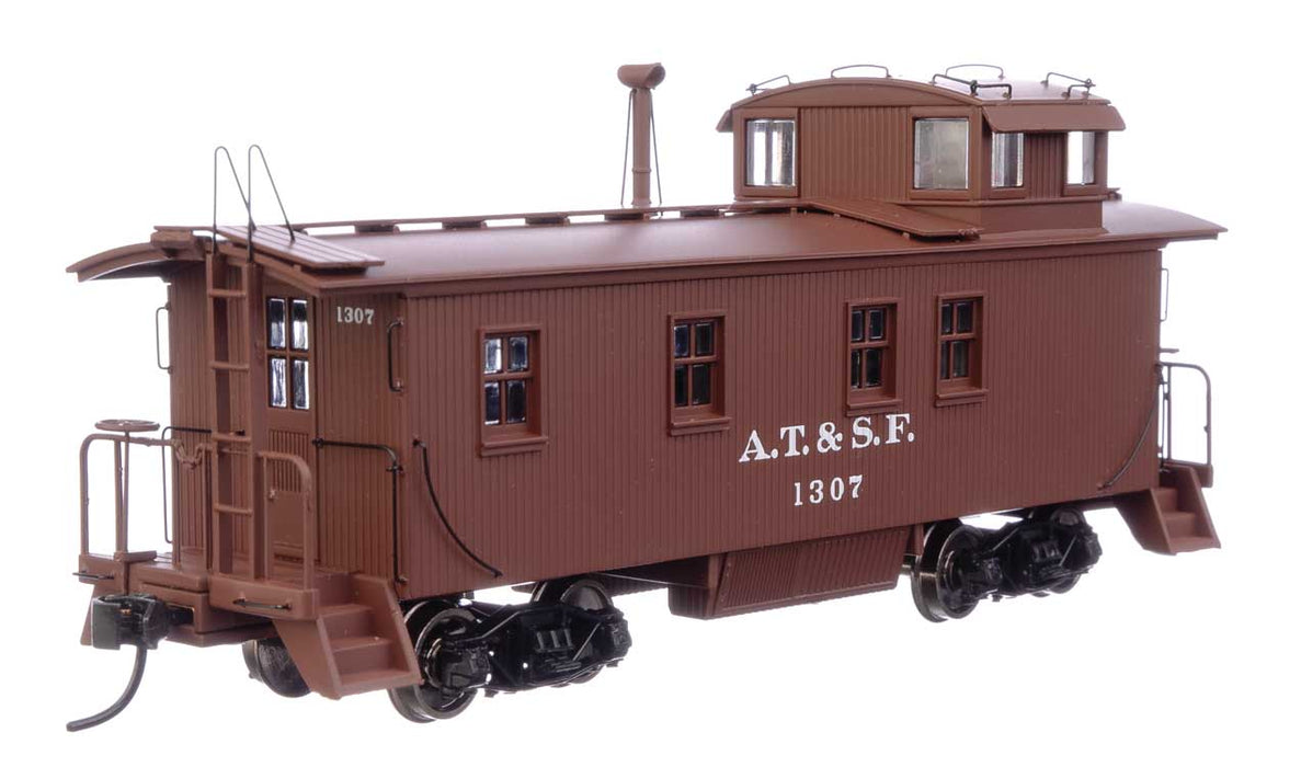 Walthers Proto 920-103205 HO Scale 1300-Series Wood Caboose Santa Fe 'Pre-1938 Scheme' ATSF 1422