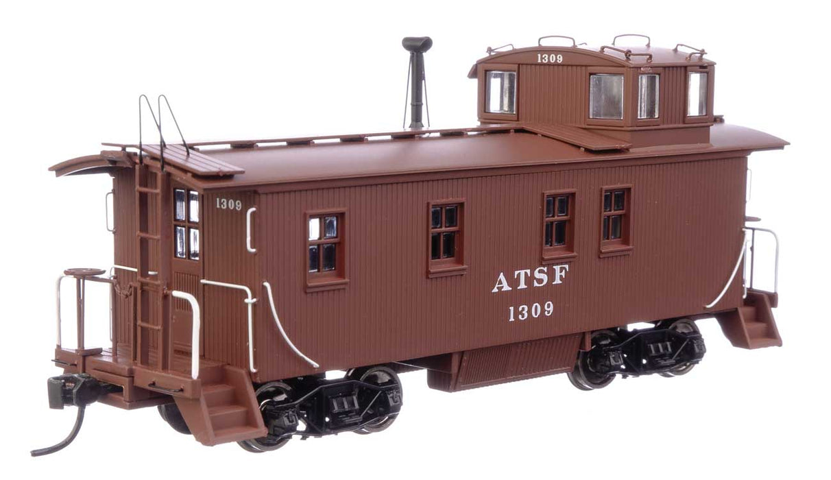 Walthers Proto 920-103209 HO Scale 1300-Series Wood Caboose Santa Fe '1943+ Scheme' ATSF 1353