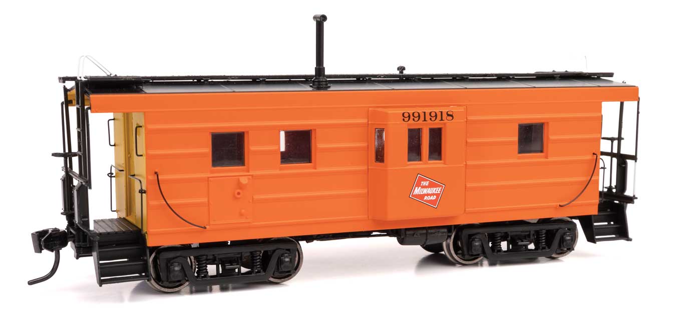 Walthers Proto 920-103653 HO Scale Rib Sided Caboose Milwaukee Road MILW 991918