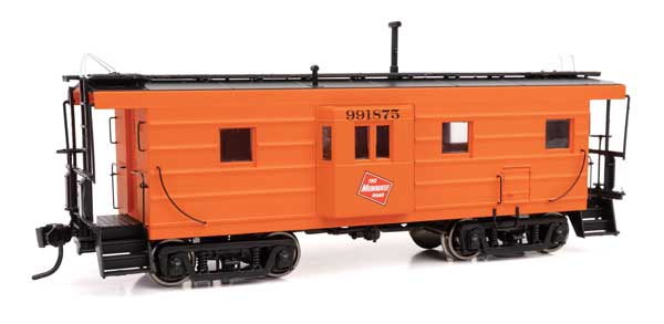 Walthers Proto 920-103655 HO Scale Rib Sided Caboose Milwaukee Road MILW 991875