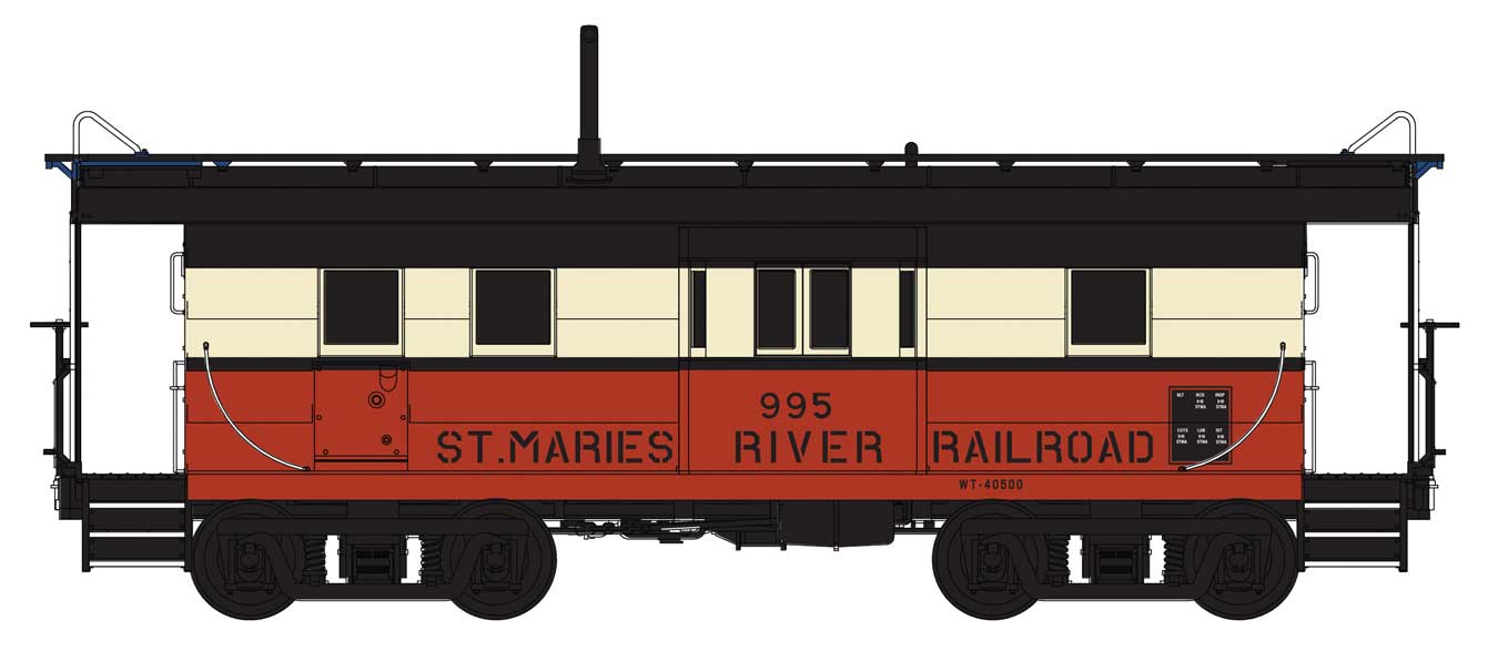 Walthers Proto 920-103660 HO Scale Rib Sided Caboose St Maries River Railroad 995