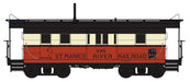 Walthers Proto 920-103661 HO Scale Rib Sided Caboose St Maries River Railroad 996