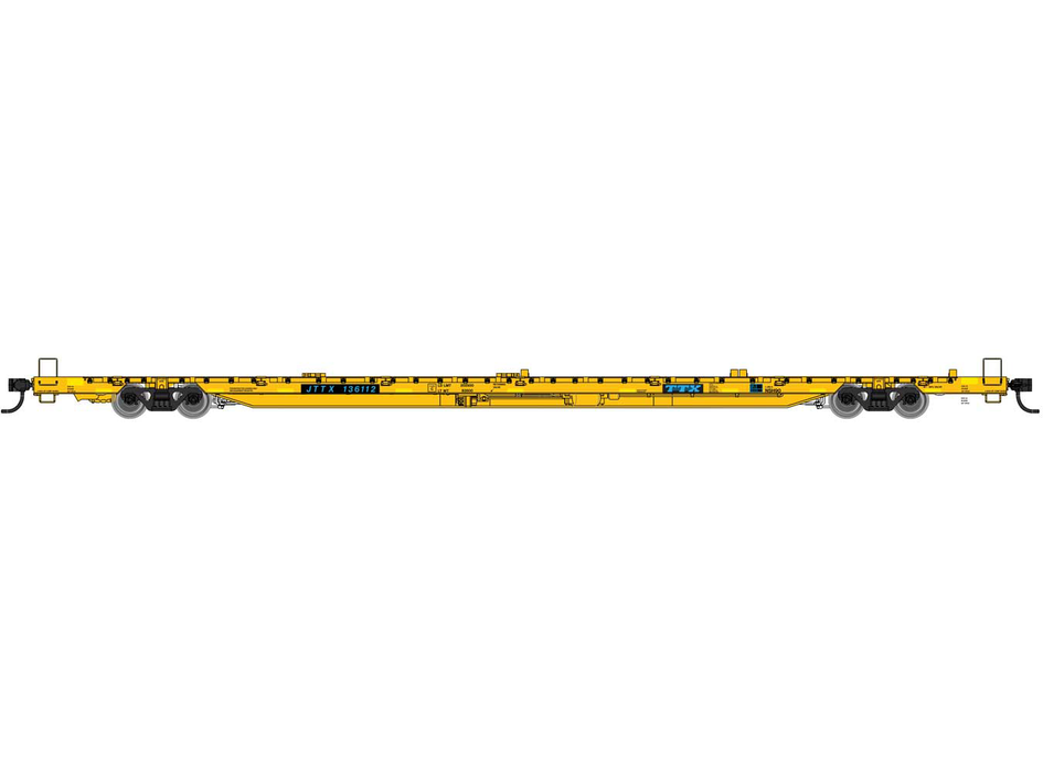 Walthers Proto 920-104601 HO Scale 89' 110-Ton Greenbrier Flatcar TTX JTTX 136112
