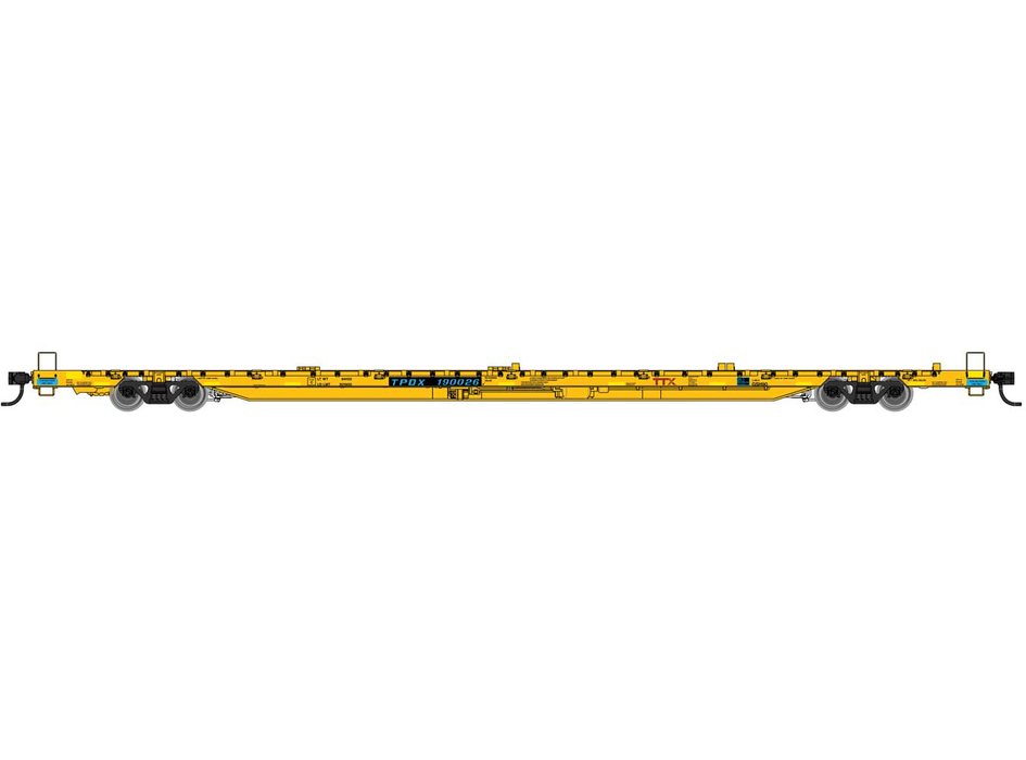Walthers Proto 920-104613 HO Scale 89' 110-Ton Greenbrier Flatcar TTX TPDX 190026 (Military Use)