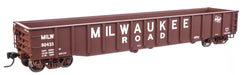 Walthers Proto 920-105515 HO Scale 53' Thrall Gondola Milwaukee Road MILW 92433