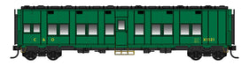 Walthers Proto 920-17804 HO Scale Pullman-Standard Troop Sleeper Car Chesapeake & Ohio C&O X1121 - Lighted