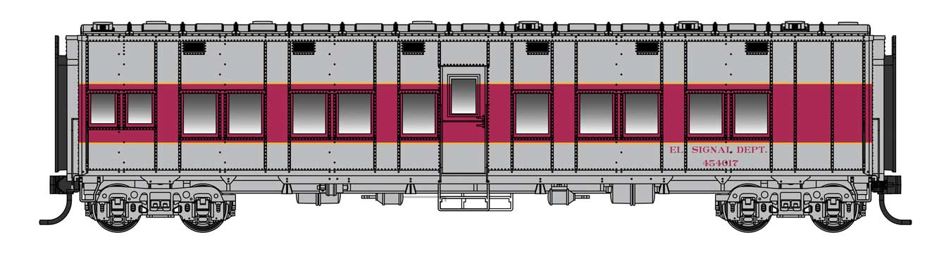 Walthers Proto 920-17807 HO Scale Pullman-Standard Troop Sleeper Car Erie Lackawanna EL 454017 - Lighted