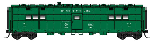 Walthers Proto 920-17902 HO Scale ACF-Built Troop Kitchen Car US Army Kitchen USA 200 - Lighted