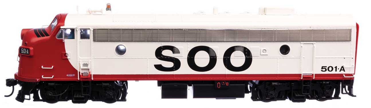 Walthers Proto 920-42554 HO Scale FP7/F7B SOO Line 501A/501C DCC/Sound