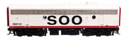 Walthers Proto 920-42554 HO Scale FP7/F7B SOO Line 501A/501C DCC/Sound