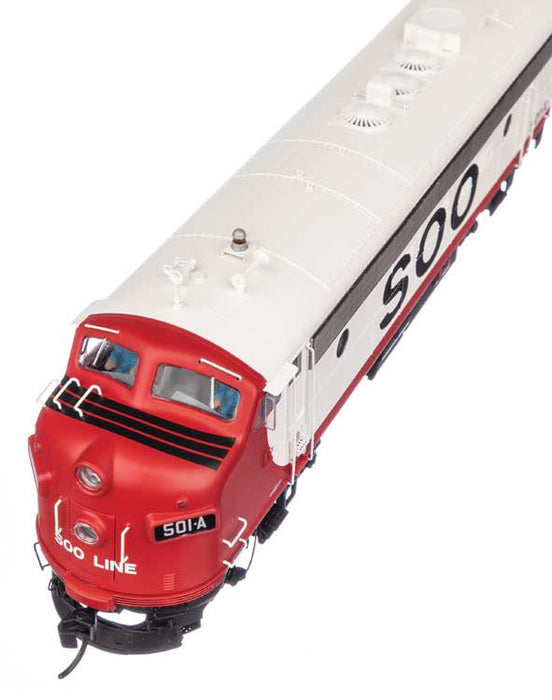 Walthers Proto 920-42554 HO Scale FP7/F7B SOO Line 501A/501C DCC/Sound