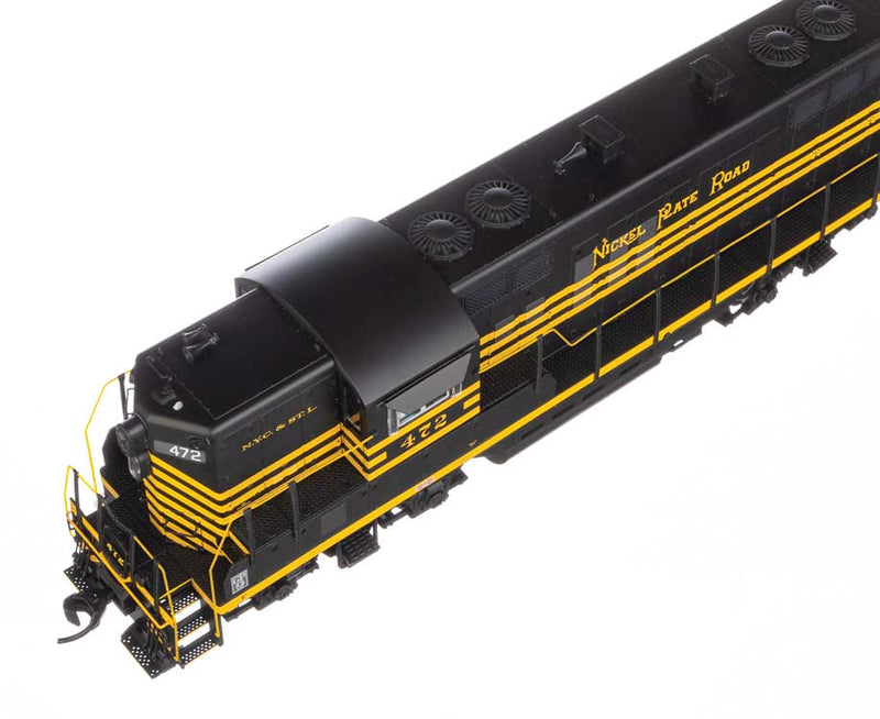 Walthers Proto 920-42717 HO Scale EMD GP9 Ph II Nickel Plate Road NKP 472 DCC & LokSound