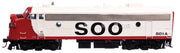 Walthers Proto 920-49554 HO Scale FP7/F7B SOO Line 501A/501C DC