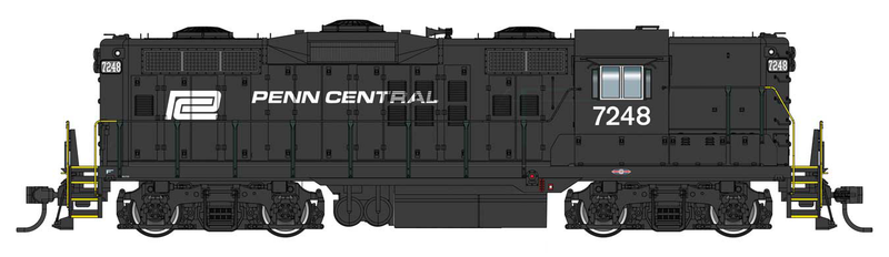 Walthers Proto 920-49731 HO Scale HO Scale EMD GP9 Penn Central PC 7252 - DC