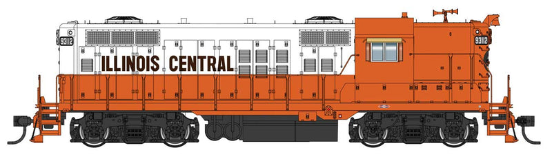 Walthers Proto 920-49805 HO Scale EMD GP9 Illinois Central IC 9350 w/ DC