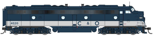 Walthers Proto 920-49913 HO Scale EMD E8A Diesel Chesapeake & Ohio C&O 4028 DC