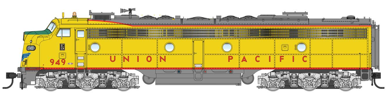 Walthers Proto 920-49919 HO Scale EMD E9Am Diesel Union Pacific UP 951 Heritage DC