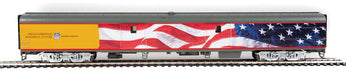 Walthers Proto 920-9205 HO Scale 85' ACF Baggage Union Pacific UP 5779 American Flag Graphics