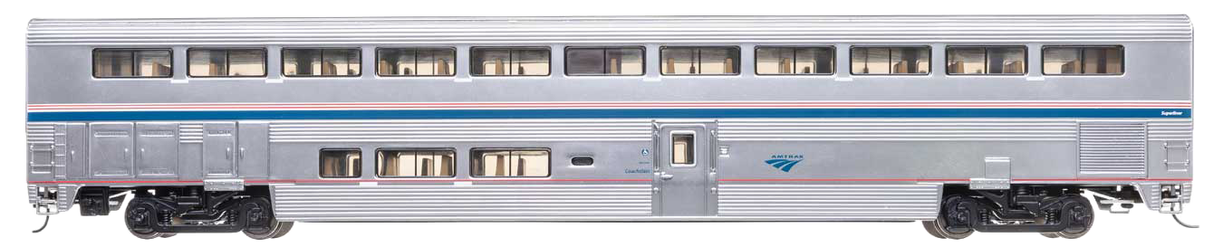 Walthers Proto HO 85' Superliner II Coach Amtrak (Phase VI) AMTK