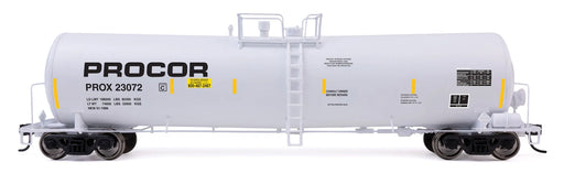 Walthers Proto HO Scale 54’ 23,000 Gallon Funnel Flow Tank Car Procor (white) PROX