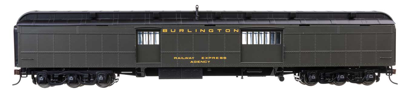Walthers Proto HO Scale 70' Heavyweight Baggage Car Burlington CB&Q
