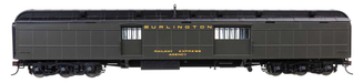 Walthers Proto HO Scale 70' Heavyweight Baggage Car Burlington CB&Q
