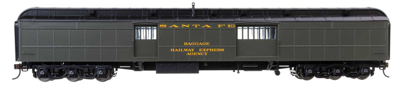 Walthers Proto HO Scale 70' Heavyweight Baggage Car Santa Fe ATSF