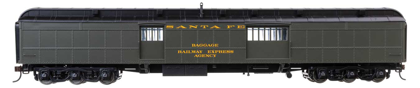 Walthers Proto HO Scale 70' Heavyweight Baggage Car Santa Fe ATSF